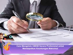 Cara Mengelola UMKM Secara Profesional untuk Mendapatkan Keuntungan Maksimal